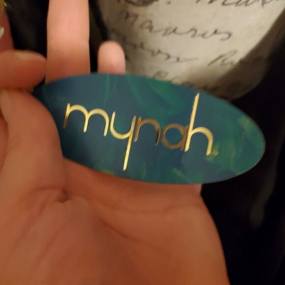 Myhah Ladies Black Racerback Wrap Dress - Size Large - Picture 6 of 7